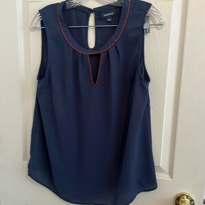 Navy with Orange detail ModCloth top